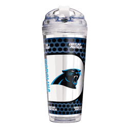 Carolina Panthers 24 Oz. Acrylic Tumbler w/ Straw