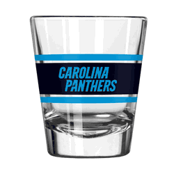 Carolina Panthers 2oz Stripe Shot Glass