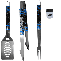 Carolina Panthers 3 pc BBQ Set and Chip Clip