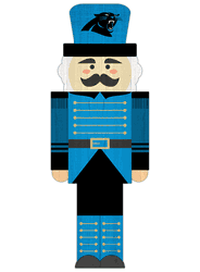 Carolina Panthers 31" Nutcracker Leaner