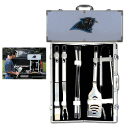 Carolina Panthers 8pc. BBQ Set w/Case