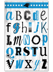 Carolina Panthers Alphabet 11x19 Sign