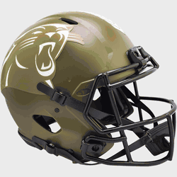 Carolina Panthers  Authentic Speed Full Size Football Helmet SALUTE TO SERVICE