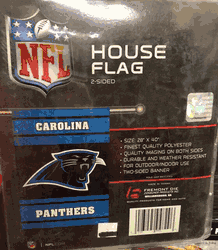 Carolina Panthers Banner 28x40 House Flag Style 2 Sided
