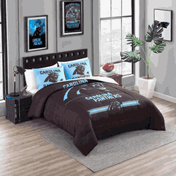 Carolina Panthers Bedding Command Comforter Set F/Q