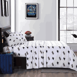 Carolina Panthers Bedding Command Sheet Set Full