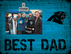 Carolina Panthers Best Dad Clip Frame