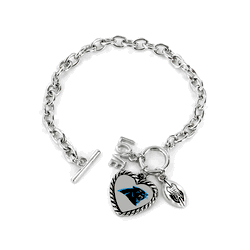 Carolina Panthers Bracelet Charmed Sport Love Football