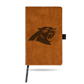 Carolina Panthers Brown - Primary Laser Engraved Small Notepad