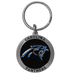 Carolina Panthers Carved Metal Key Chain