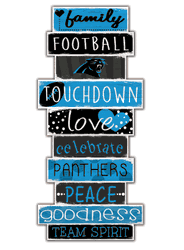Carolina Panthers Celebrations Stack 24" Sign