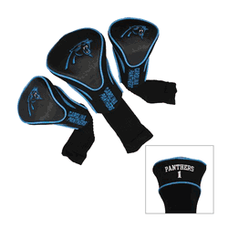 Carolina Panthers Club 3 Piece Contour Headcover Set