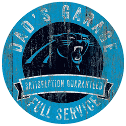 Carolina Panthers Dad's Garage Sign