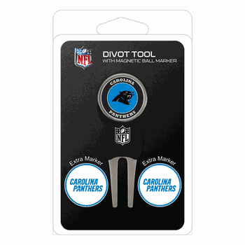 Carolina Panthers Divot Tool Pack - Signature tool w/ 3 markers