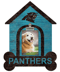 Carolina Panthers Dog Bone House Clip Frame