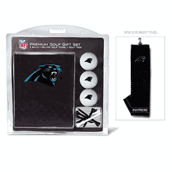 Carolina Panthers Embroidered Towel Golf Gift Set