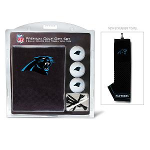 Carolina Panthers Embroidered Towel Golf Gift Set