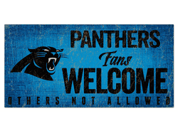 Carolina Panthers Fans Welcome Sign