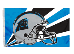 Carolina Panthers Flag 3x5 Helmet Design