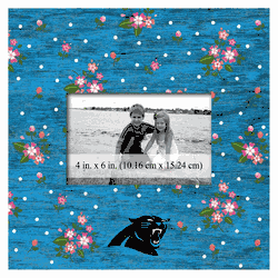 Carolina Panthers Floral 10x10 Frame