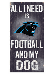 Carolina Panthers Football and My Dog Sign