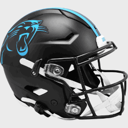 Carolina Panthers Full Size Authentic SpeedFlex Football Helmet 2022 Alternate On-Field