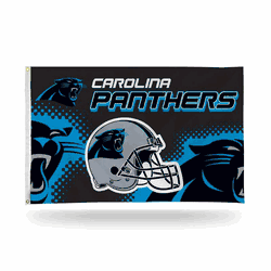Carolina Panthers Helmet Banner Flag (3X5)