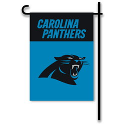 Carolina Panthers Home / Yard Flag 13" x 18" 2-Sided