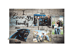 Carolina Panthers I Love my Family Clip Frame