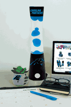 Carolina Panthers Magma Lamp - Bluetooth Speaker