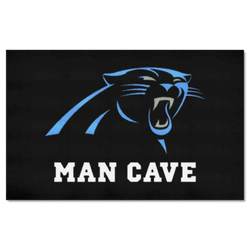 Carolina Panthers Man Cave Ulti-Mat Rug - 5ft. x 8ft.