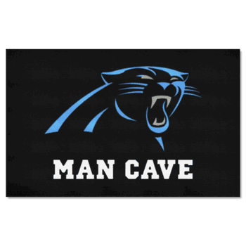 Carolina Panthers Man Cave Ulti-Mat Rug - 5ft. x 8ft.