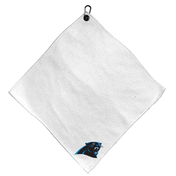 Carolina Panthers Microfiber Small Towel - 15" x 15" (White)