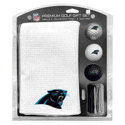 Carolina Panthers Microfiber Towel Gift Set - 16 x 40 (White)