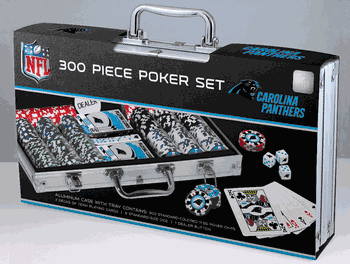 Carolina Panthers NFL 300pc Poker Set
