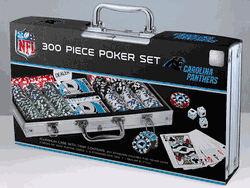 Carolina Panthers NFL 300pc Poker Set