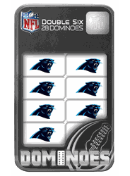 Carolina Panthers NFL Dominoes