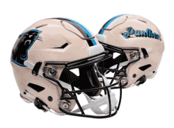 Carolina Panthers NFL Full Size SPEEDFLEX Authentic Speed Football Helmet RETRO