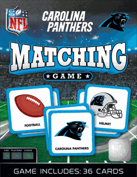 Carolina Panthers NFL Matching Game