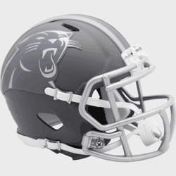 Carolina Panthers NFL Mini Speed Football Helmet <B>SLATE</B>