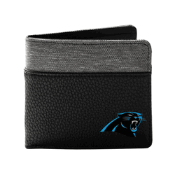 Carolina Panthers Pebble BiFold Wallet BLCK