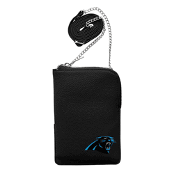 Carolina Panthers Pebble Smart Purse Black