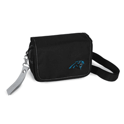 Carolina Panthers Ribbon Waist Pack Purse Gray