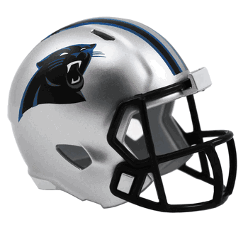 Carolina Panthers Riddell NFL Speed Pocket Pro Helmet