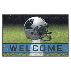 Carolina Panthers Rubber Door Mat - 18in. x 30in.