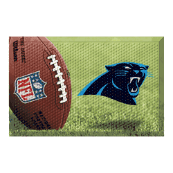Carolina Panthers Rubber Scraper Door Mat