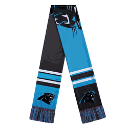Carolina Panthers Scarf Colorblock Big Logo Design