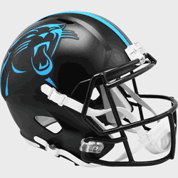 Carolina Panthers Speed Replica Full Size Football Helmet 2022 Alternate On-Field