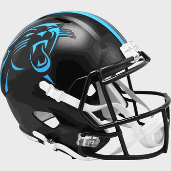 Carolina Panthers Speed Replica Full Size Football Helmet 2022 Alternate On-Field