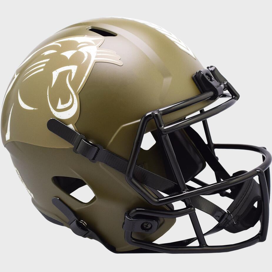 carolina panthers speed replica football helmet Riddell Authentic Full Size SpeedFlex Style field designs Carolina Panthers Speed Replica Full